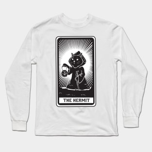 Tarot Cat - The Hermit Long Sleeve T-Shirt